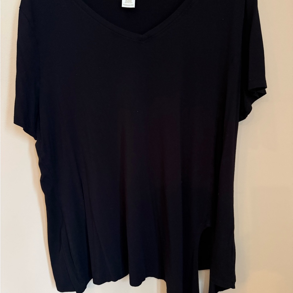 Matty M Black Relaxed Short Sleeve Tee